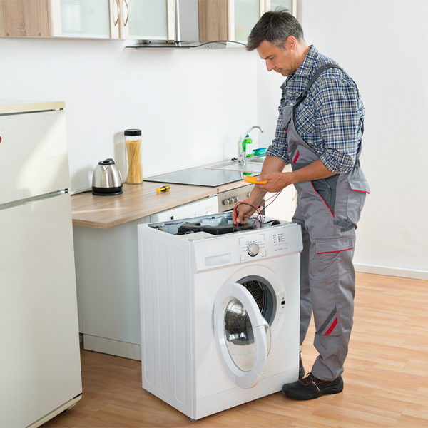 can you walk me through the steps of troubleshooting my washer issue in Green Springs